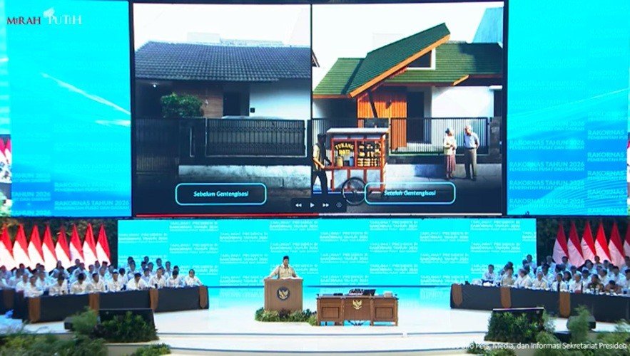 Presiden Prabowo: Saya Ingin Semua Rumah di Indonesia Pakai Genteng